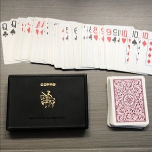 Copag 100% Plastic Playing Cards 2 decks